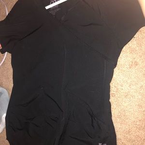 Black scrub top